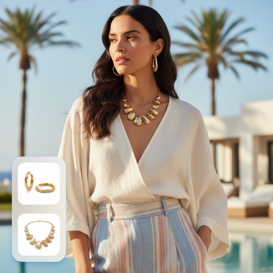 Photorealistic Jewelry Visualization — Virtual Jewelry Try-On